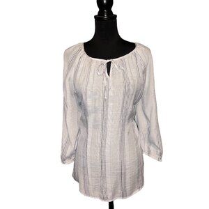 FRED DAVID STRIPED BLOUSE